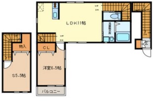 ハピネスクレインⅡの物件間取画像